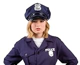 Unbekannt Polizei Cop Mütze für Stripper, Einheitsgröße, Blau, Ami