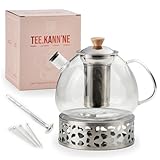 lieb&lecker - Teekanne mit Stövchen + Bowle Set + Siebeinsatz - 1500ml...