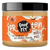 Feel FIT Protein Milky Nut Milch-Haselnuss-Aufstrich, ohne Zuckerzusatz,...