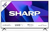 SHARP 70FN2EA Android TV 177 cm (70 Zoll) 4K Ultra HD Android TV (Smart TV,...