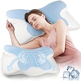 Memory Foam Nackenkissen, Kühlendes Ergonomisches Orthopädisches...