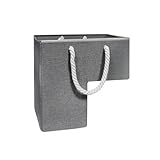 Treppenkorb-Organizer, Treppenkorb mit Griffen, Faltbar L Form...