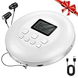 Gueray Tragbarer CD Player Tragbar CD Players Kinder CD-Player HiFi Discman...