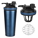 Eiweiß Shaker Flasche 750ML, Shaker Proteinshake Edelstahl, Protein Shaker...