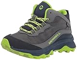 Merrell MOAB SPEED MID WTRPF Wanderstiefel Unisex-Kinder, antrazit, 34 EU