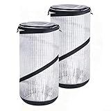 2 Stück Tragbare Mini-Gewächshäuser, mit PVC-Schutz, für Frost und...