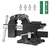 Schraubstock，110 mm Werkbankschraubstock, Tischschraubstock drehbar...