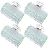 Anneome 4 Stück Lockenwickler aus Kunststoff Selbstklebend Leicht für...