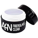 Fiberglas UV Gel Modellagegel mit Fiberglasstreifen extrem stabil 15ml...