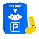 QIYILE Parkscheibe Auto Parkuhr mit Eiskratzer und Einkaufschips Park...