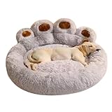 Hundebett, Waschbar Hundekissen, Hundekorb, Flauschiges Hundebett for...