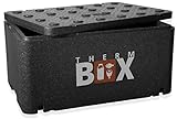 THERM BOX Styroporbox Groß GN 1/1 46 Liter Isolierbox Thermobox...