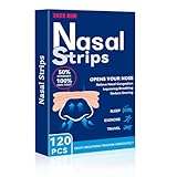 120 Stück Nasenpflaster Schnarchen, Nose Strips Nasal Strips Verbesserter...