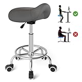 Sattelhocker Ergonomisch - Bequemer Sattelstuhl mit einem breiten...