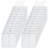 24 Tens Elektroden Pads, SPOKKI Wiederverwendbare Klebe-Elektroden, 40 x 80...