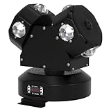 Areyourshop 120W LED Bühnenlicht Moving Head mit 8 RGBW 4in1 Beam...