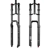 QHYRZE Downhill-Mountainbike-Federgabel 27,5 29 DH/XC MTB-Luftgabel...