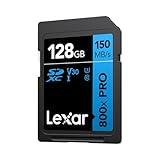 Lexar High-Performance 800x PRO SD Karte 128GB, SDXC UHS-I Karte, SD3.0...