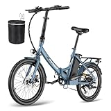 Fafrees F20 Light E Bike Klapprad 20 Zoll, Elektrofahrrad 36V 16.75Ah, City...