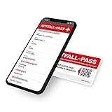 Digitaler Notfallpass für wichtige Gesundheitsdaten im Notfall. Daten wie...