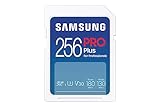 Samsung PRO Plus SD-Karte, 256 GB, UHS-I U3, Full HD & 4K UHD, 180 MB/s...