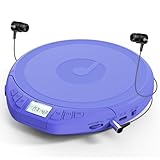 Gueray CD Player Tragbar Kinder Tragbarer CD-Player fürs Auto Discman mit...