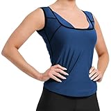 RDX Frauen Sauna Shirt Sauna Weste Schwitzanzug Frauen Body Shaper Workout...