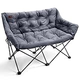 EVER ADVANCED Campingsofa 2 Personen, Campingstuhl Faltbar 2 Sitzer,...
