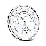 Fischer 122.01HT - Wohnklima-Hygrometer und Raum-Thermometer - 103mm...