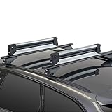 Skiträger Snowboard Träger Dachträger Abschließbar Schwarz ABE 2X