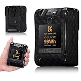 K&F Concept VMount Akku, 99Wh Mini V-Mount Akku, 6700mAh 14.8V Support 65W...