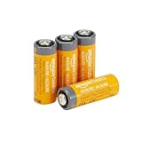Amazon Basics 23A-12V-Batterien, langanhaltende Leistung, 4 Stück