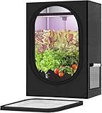 Kleines Growzelt 45x45x75cm für hydroponisches Anzuchtsystem. 600D...