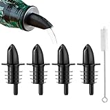 4 Stück Kunststoff-Ausgießer mit freiem Durchfluss –...