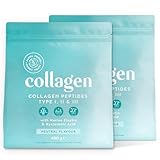 Collagen Pulver [2x 400g] | Premium Kollagen Hydrolysat | Peptide Typ 1, 2...