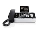 Gigaset DX600A ISDN-/DECT Telefon (mit 3 Anrufbeantwortern - Schnurtelefon...