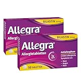 Allegra Allergietabletten 2 x 50 Stk – Antihistaminikum - Wirkstoff...