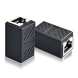 JBSTK 2 Stück RJ45 Kupplung Ethernet LAN Kabel Adapter Verbinder Netzwerk...