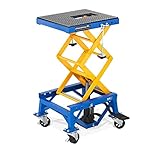 MSW MSW-MHB-150-PRO Scherenhebebühne mit Rollen 150 kg Fußpedal Höhe 35...