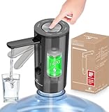 KitchenBoss Wasserflaschen Pumpe Flaschen Wasserspender: USB-Ladung...