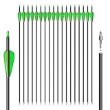 NorthSpoor 18 Stück Carbonpfeile 30 Zoll mit abnehmbaren Pfeilen für...