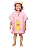 LAYNENBURG Premium Badeponcho Kinder mit Kapuze - 100% Baumwolle - OEKO TEX...
