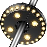 HELESIN Sonnenschirm Beleuchtung, Sonnenschirm 28 LED Licht 3...