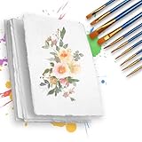 300GSM Büttenpapier, A4/28,5 x 19,6cm Büttenpapier Blankopapier...