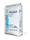 ALPOSAL Poolsalz aus reinem Siedesalz (Chlorinator geeignet) im 25kg Sack