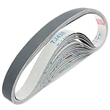 20 Stück Schleifbänder 25x762 mm Bandschleifpapier körnung...