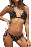 SHEKINI Bikini Damen Set Sexy Klassischer Triangel Rückenfrei...