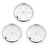 Kaimeilai 3 Stück Edelstahl Lüftungsrosette, 125mm Lüftungsblech...
