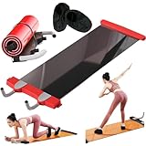 Slide Board für Workout, 2-in-1 Pilates und Bauchtrainingsgeräte, super...