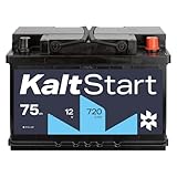 KaltStart BATTERIEN Autobatterie 12V 75Ah 720A/EN bis zu 3x längere...